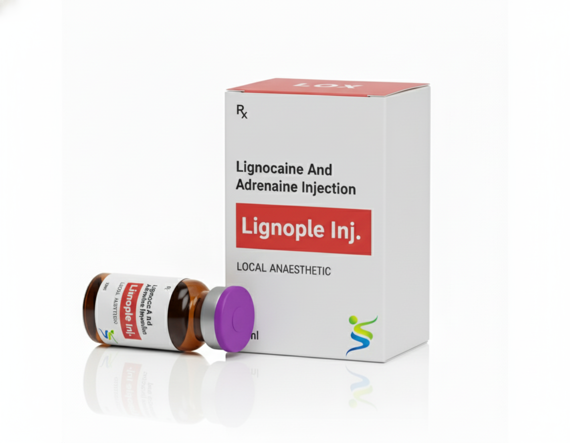 Linum Injection Lignocaine And Adrenaine injection - Staple Pharmaceuticals