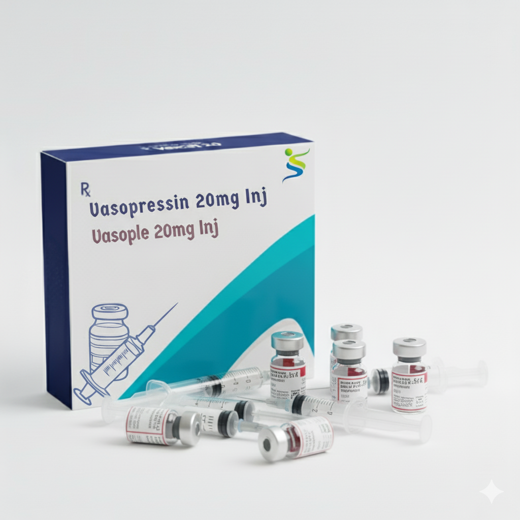 Vasopressin 20mg injection - Staple Pharmaceuticals